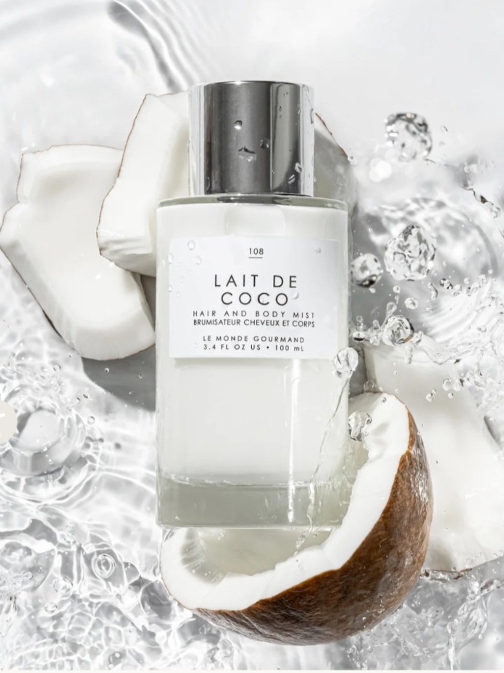 Le Monde Gourmand Lait de Coco No. 108 Hair & Body Mist 100 mL Brumisateur